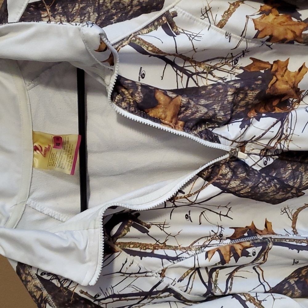 Energy zone mossy oak quarter zip long sleeve pullover jacket size xl - Picture 2 of 4